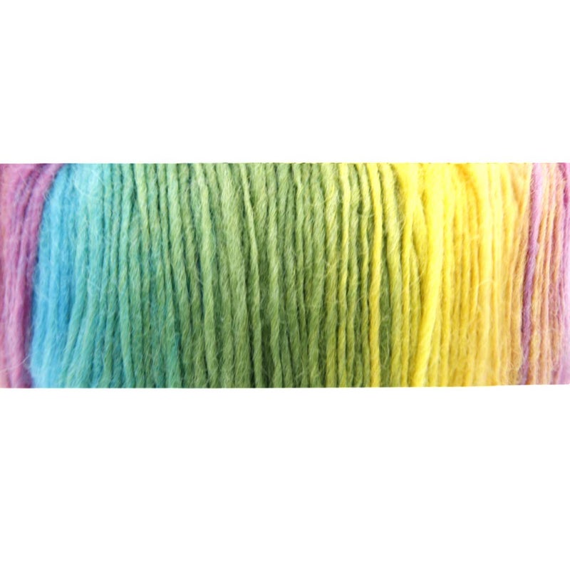 NICEEC 2 Skeins Rainbow Soft Yarn 100% Wool Gradient Multi Color Yarn for Crocheting Knit Total Length 180mÃ—2(196ydsÃ—2,50gÃ—2)-24 - Image 2